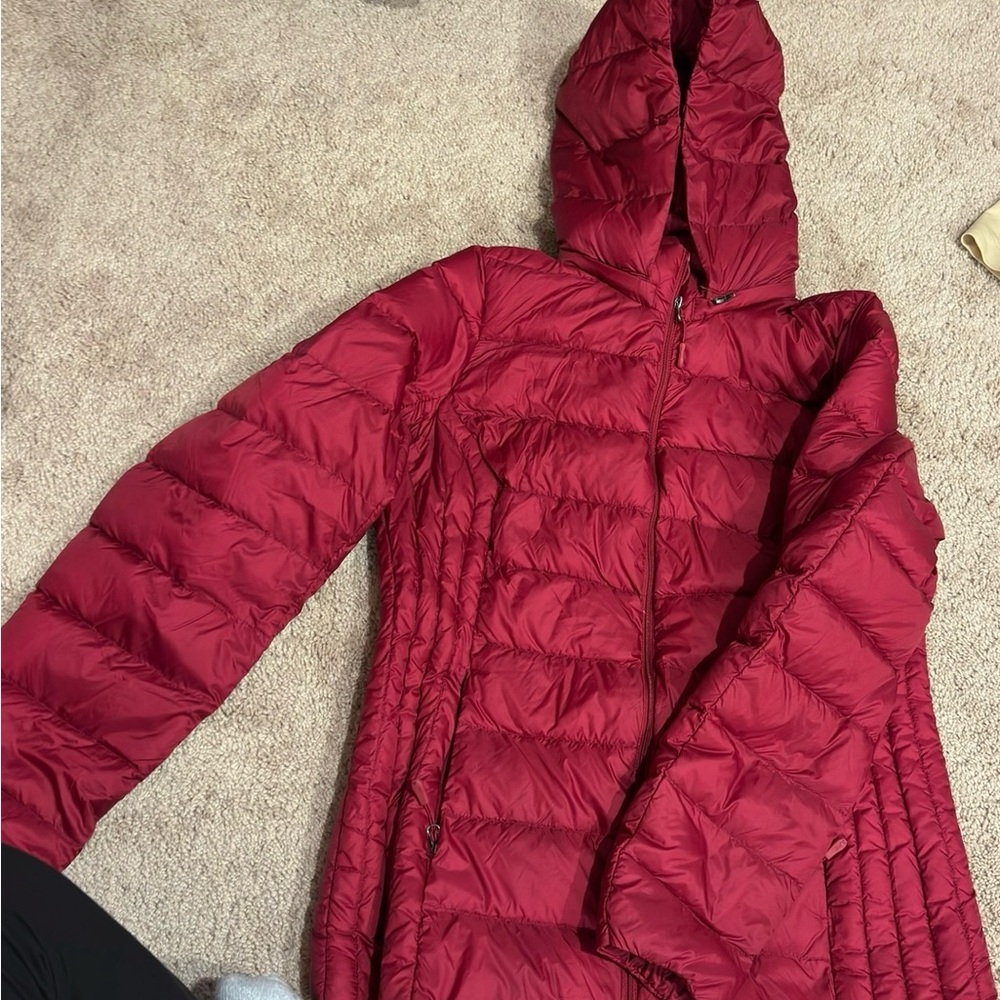 Women's Red Puffer Jacket